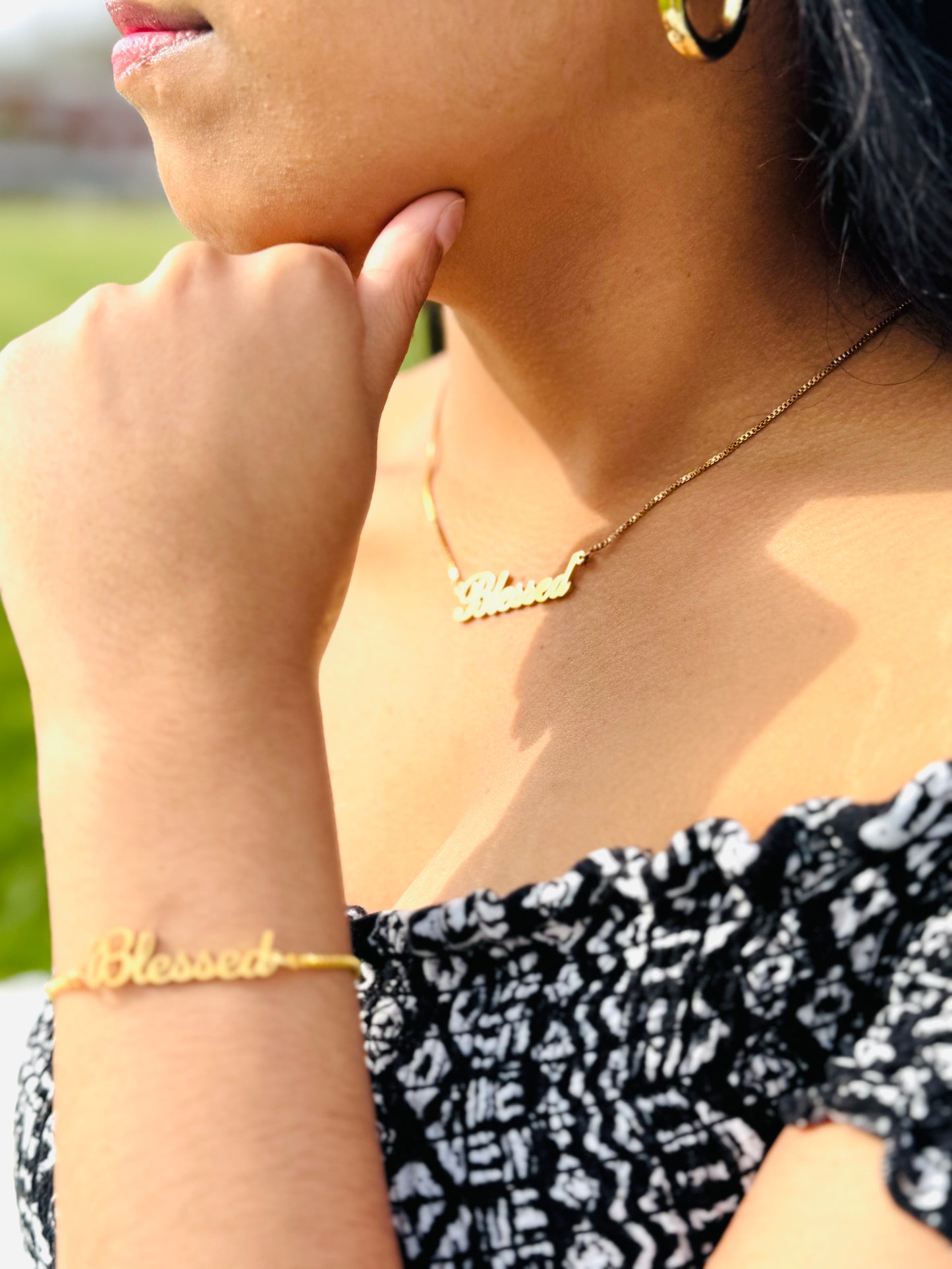 Blessed Necklace & Bracelet Set
